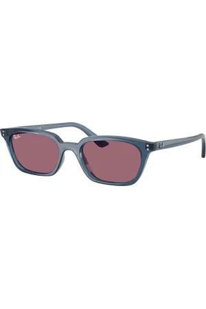 Ray-Ban Unisex Sunglasses RB4456F Zaya Bio-Based - Frame color: Light Blue, Lens color:
