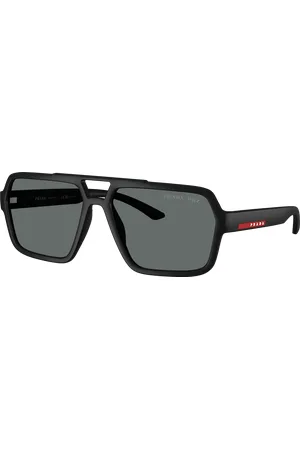 Prada Man Sunglasses PS A06S - Frame color: Black Rubbero, Lens color: