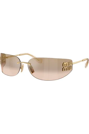 Miu Miu Woman Sunglasses MU A51S - Frame color: Gold, Lens color:
