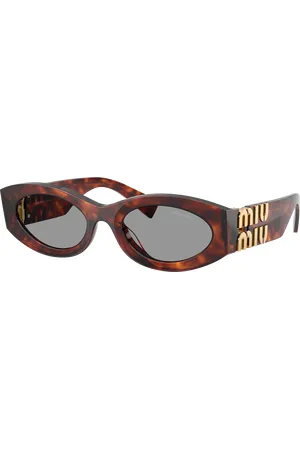Miu Miu Woman Sunglasses MU 11WS 0MU 11WS - Frame color: Mahogany Havana, Lens color: