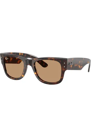 Ray-Ban Unisex Sunglasses RB0840S Mega Wayfarer Summer Capsule - Frame color: Havana, Lens color: