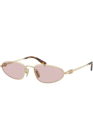 Miu Miu Woman Sunglasses MU A52S - Frame color: Pale Gold, Lens color:
