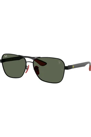 Ray-Ban Unisex Sunglasses RB8336M Scuderia Ferrari Collection - Frame color: Matte Black, Lens color: