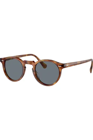 Oliver Peoples Unisex Sunglasses OV5217S Gregory Peck Sun - Frame color: Semi-Matte LBR, Lens color: