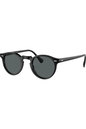 Oliver Peoples Unisex Sunglasses OV5217S Gregory Peck Sun - Frame color: Semi-Matte Black, Lens color:
