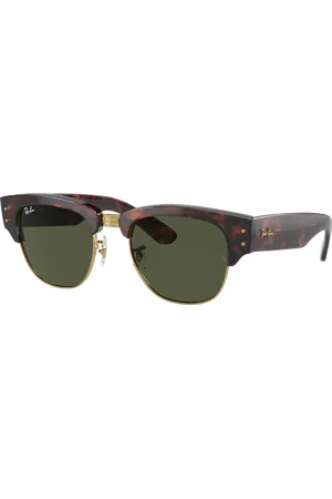 Ray-Ban Unisex Sunglasses RB0316S Mega Clubmaster - Frame color: Tortoise On Gold, Lens color: