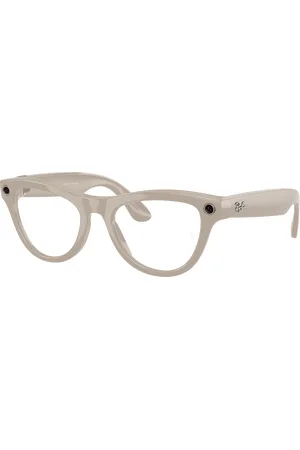 Ray-Ban Unisex Sunglasses RW4010 | Meta Skyler - Frame color: Chalky Grey, Lens color: Clear/Sapphire