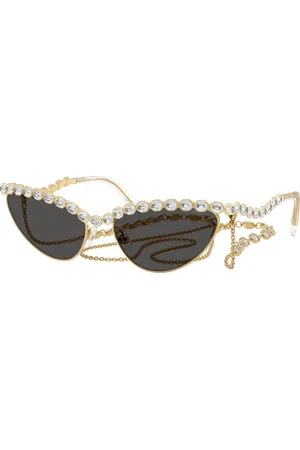 Swarovski Woman Sunglasses SK7030 - Frame color: Gold, Lens color: