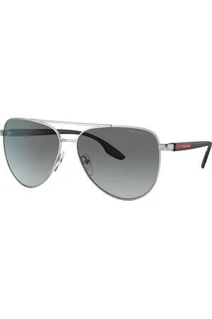 Prada Man Sunglasses PS 52WS - Frame color: Silver, Lens color: