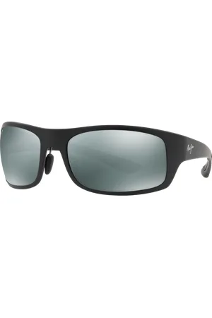 Maui Jim Unisex Sunglasses 440Bigwave - Frame color: Black Matte, Lens color: