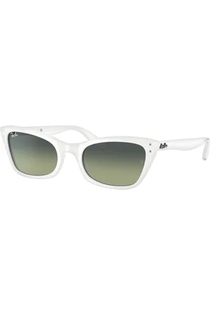 Ray-Ban Woman Sunglasses RB2299 Lady Burbank - Frame color: White, Lens color: