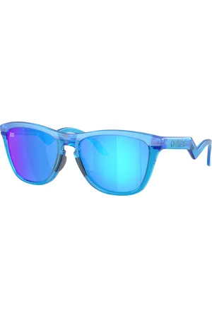 Oakley Man Sunglasses OO9289 Frogskins™ Hybrid Fabio Quartararo Signature Series - Frame color: Matt Acid Blue, Lens color: