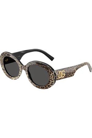 Dolce & Gabbana Woman Sunglasses DG4448 - Frame color: Top Leo On Black, Lens color: