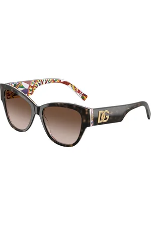 Dolce & Gabbana Woman Sunglasses DG4449 - Frame color: Havana On White Barrow, Lens color: