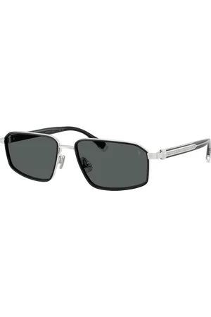 Brunello Cucinelli Man Sunglasses BC2009ST JARAMA - Frame color: White Gold 18K, Lens color: