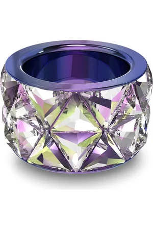 Swarovski Curiosa cocktail ring, Triangle cut, Multicoloured