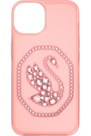 Swarovski Smartphone case, Swan, iPhone® 14, Pale