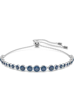 Swarovski Imber Emily bracelet, Mixed round cuts, , Rhodium plated