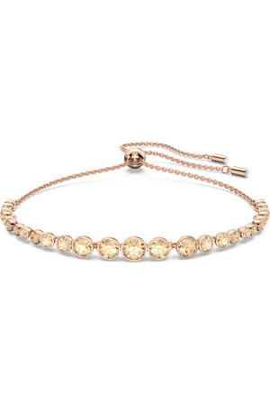 Swarovski Imber Emily bracelet, Mixed round cuts, , Rose gold-tone plated
