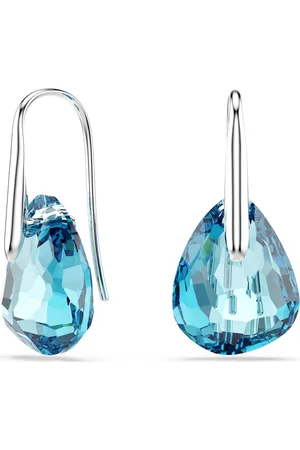 Swarovski Drop earrings, , Rhodium plated