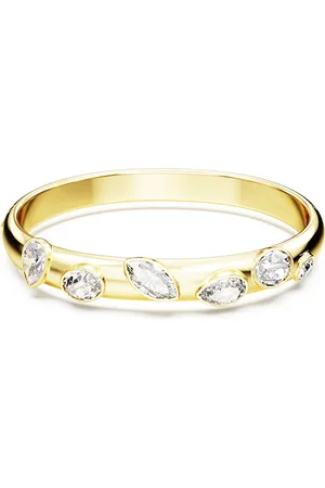 Swarovski Dextera bangle, Mixed cuts, , Gold-tone plated