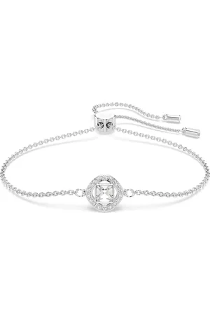 Swarovski Bracelet, Round cut, , Rhodium plated