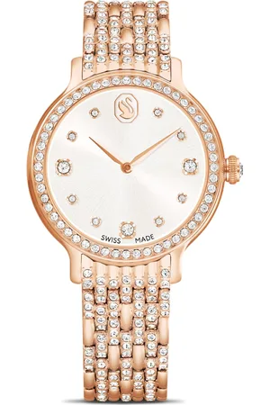 Swarovski Imber watch, Swiss Made, Metal bracelet, , Rose gold-tone finish