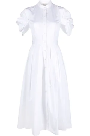 Alexander McQueen Organic Cotton Midi Dress