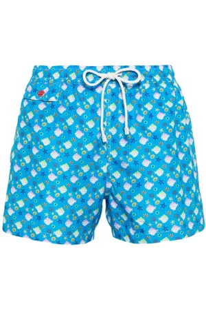 Kiton Printed Swim Shorts