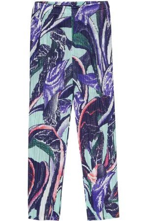 PLEATS PLEASE ISSEY MIYAKE Pleated Cropped Trousers