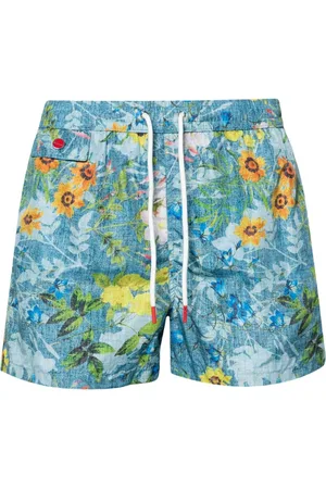 Kiton Printed Swim Shorts