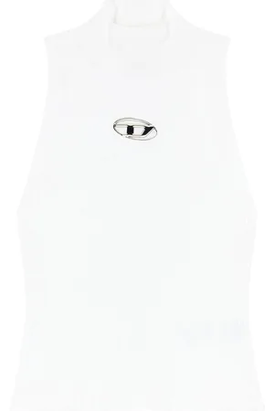 Diesel Cut-out Logo Tank Top