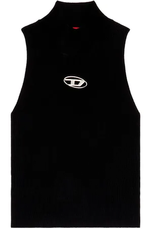 Diesel Cut-out Logo Tank Top