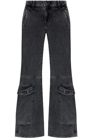 Diesel Flared Denim Cotton Jeans