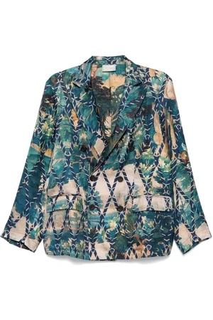 PIERRE-LOUIS MASCIA Printed Silk Jacket