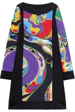 Puccini Printed Short Dress
