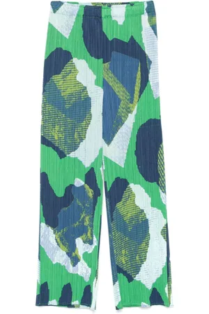 PLEATS PLEASE ISSEY MIYAKE Printed Trousers