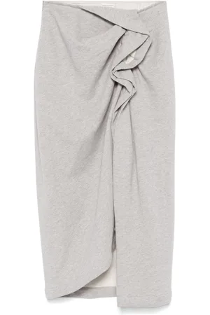 DRIES VAN NOTEN Asymmetric Midi Skirt