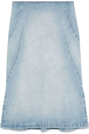 DRIES VAN NOTEN Denim Midi Skirt
