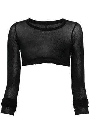 Rick Owens Organic Cotton Cropped Top