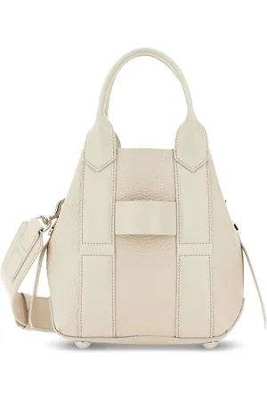 Hogan Script Small Leather Tote Bag
