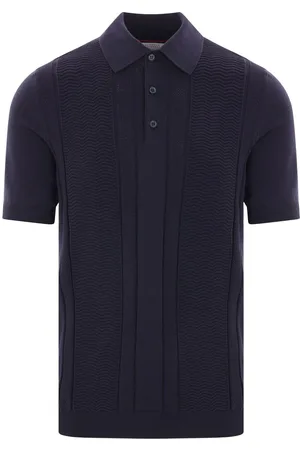 Brunello Cucinelli Knitted Cotton Polo Shirt