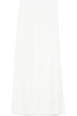 PAROSH Knitted Flared Trousers
