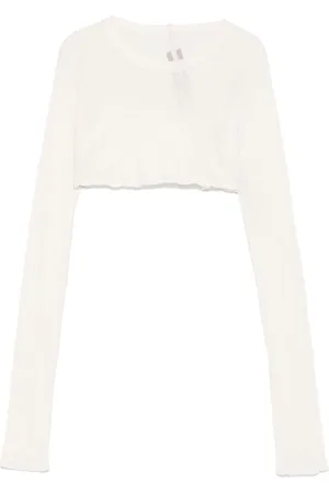 Rick Owens Cotton Cropped Top