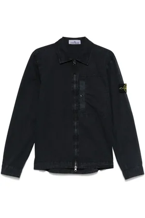 Stone Island Logo Cotton Overshirt