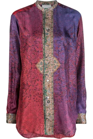 PIERRE-LOUIS MASCIA Printed Silk Shirt