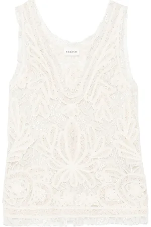 PAROSH Lace Top