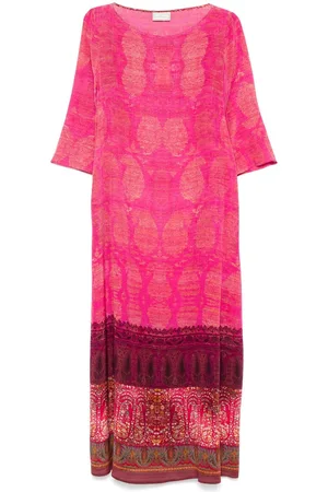 PIERRE-LOUIS MASCIA Printed Silk Maxi Dress