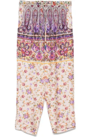 PIERRE-LOUIS MASCIA Printed Silk Trousers