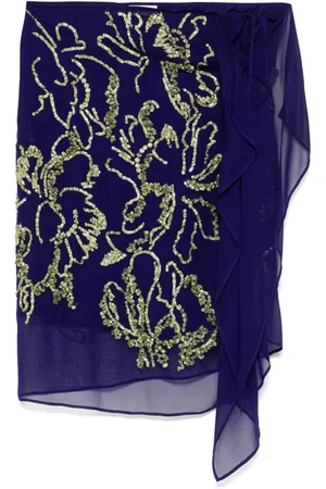 DRIES VAN NOTEN Sima Ebmroidered Skirt